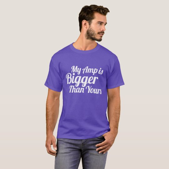 Camiseta "Meu ampère é mais grande "