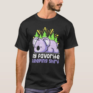 Camiseta Meu Animal Aussie Koala Dormindo Favorito