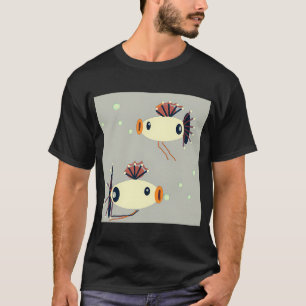 Camiseta MEU ANIMAL DE ESTIMAÇÃO, peixe gêmeo, arte caprich