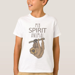 Camiseta Meu animal do espírito é uma preguiça