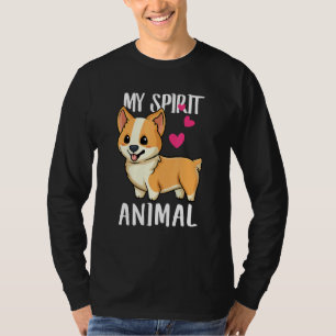 Camiseta Meu Animal Espírito, Corgi Dog Love R Pai Mãe, Boy