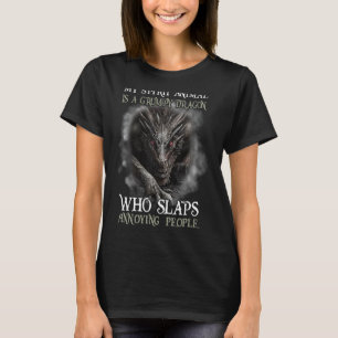 Camiseta Meu Animal Espírito É Dragão Raivoso Que Bata Anno