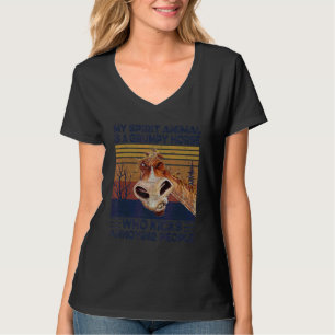 Camiseta Meu Animal Espírito É Um Cavalo Engraçado Que Chut