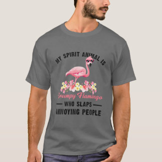 Camiseta Meu Animal Espírito É Um Flamingo Rupto