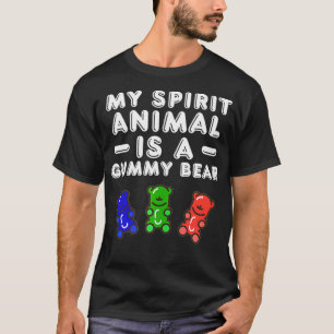 Camiseta Meu Animal Espírito É Um Urso Gommy Divertido E Co