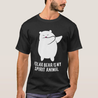 Camiseta Meu Animal Espírito É Um Urso Polar Curioso L