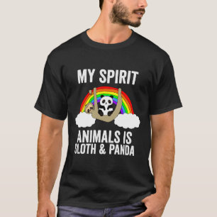 Camiseta Meu Animal Espírito É Uma Lama E Panda