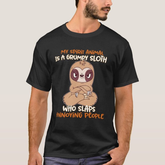 Camiseta Meu Animal Espírito É Uma Lama Engraçada Que Bata  (Frente)
