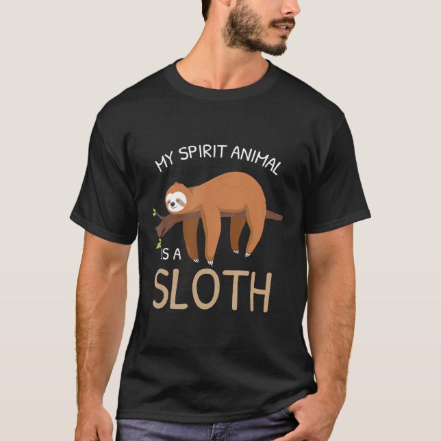 Camiseta Meu Animal Espírito É Uma Lama Engraçada Que Daria (Frente)