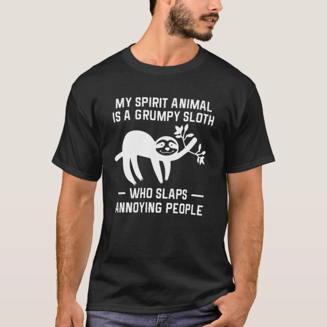Camiseta Meu Animal Espírito É Uma Lama Raiva Que Bate De B (Frente)