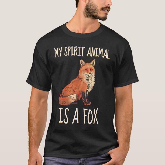 Camiseta Meu Animal Espírito É Uma Raposa (Frente)