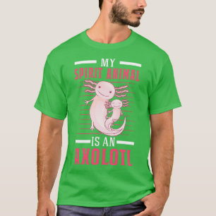 Camiseta Meu Animal Espírito É Uma Salamandra Axolotl 4