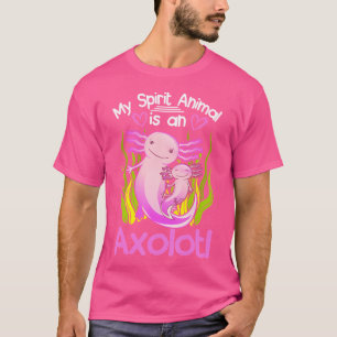 Camiseta Meu Animal Espírito É Uma Salamandra Axolotl Axolo