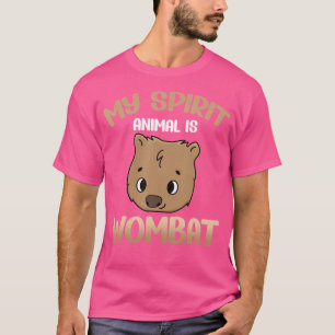 Camiseta Meu Animal Espírito É Vombat Vombros Engraçados