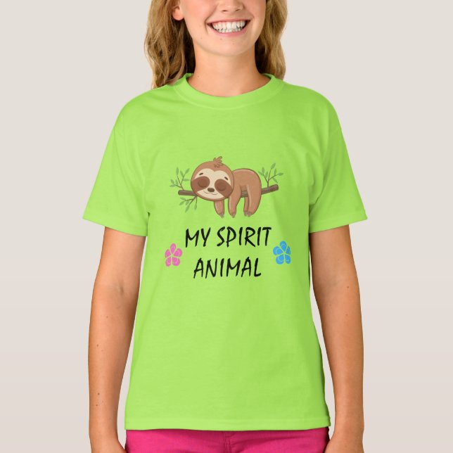 Camiseta Meu Animal Espírito | Lama De Dormência Cuja Manch (Frente)