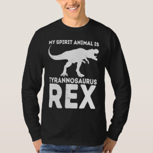 Camiseta Meu Animal Espiritual É o Dinossauro Tyrannosaurus