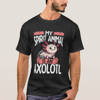 Camiseta Meu Animal Espiritual é um Axolote
