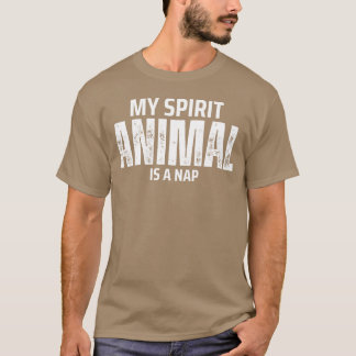 Camiseta Meu Animal Espiritual É um Cochilo amigos