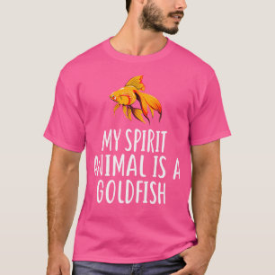 Camiseta Meu Animal Espiritual É Um Peixe Dourado Peixe D