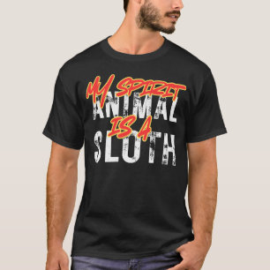 Camiseta Meu animal espiritual é uma preguiça