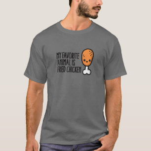 Camiseta Meu Animal Favorito É Perna De Frango Seca Cuta Ka