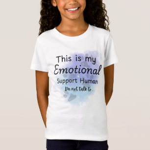 Camiseta Meu Apoio Emotino Engraçado Humano