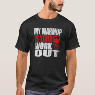 Camiseta Meu Aquecimento É Seu Treino Fitness Musculação Ac