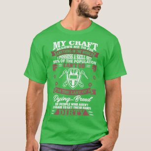Camiseta Meu Artesanato me permite consertar o soldador de