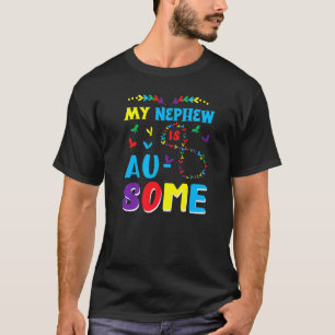 Camiseta Meu Autista Nepheto Incrível Autismo Consciência O