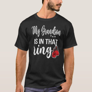 Camiseta Meu Avô Está Naquele Anel Orgulhoso Boxando A Avó