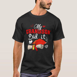 Camiseta Meu Avô Fez Formando Boné Orgulho Do Avô