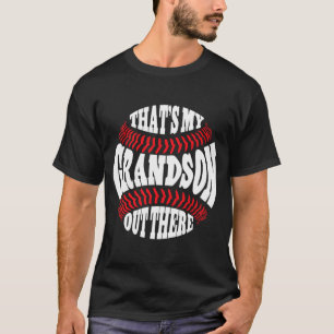 Camiseta Meu Avô Lá Fora Dia de as mães Da Avó Baseball