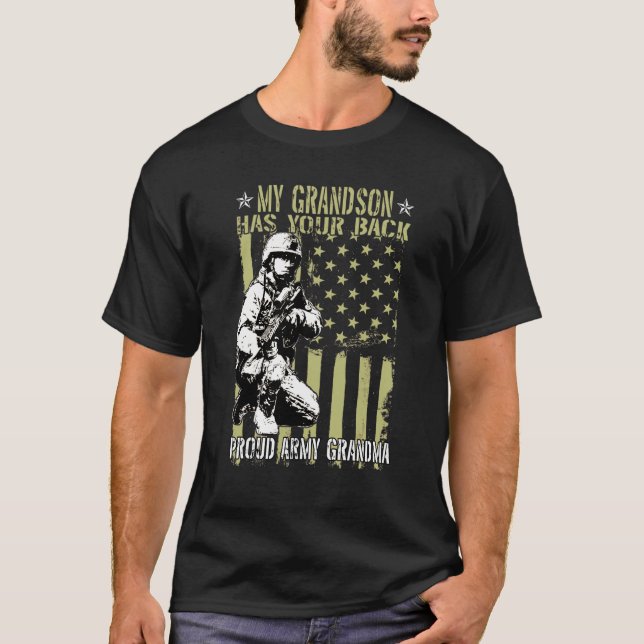 Camiseta Meu Avô Soldado Tem Seu Grande Exército De Volta (Frente)