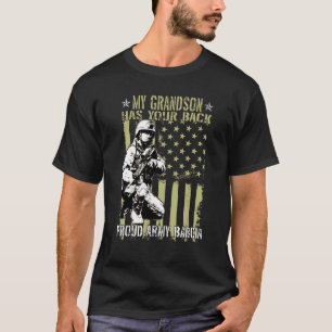 Camiseta Meu Avô Tem O Seu Exército Orgulhoso Babcia