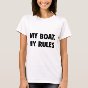 Camiseta Meu Barco. Minhas Regras.