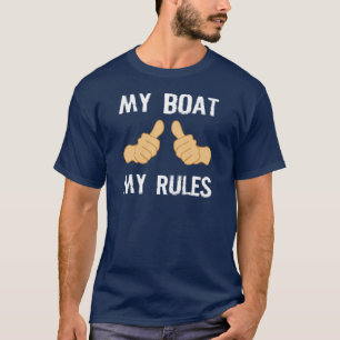 CAMISETA MEU BARCO MINHAS REGRAS