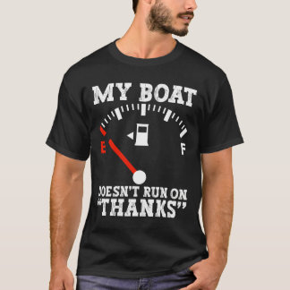 Camiseta Meu Barco Não Funciona Com Obrigados Engraçados Gá