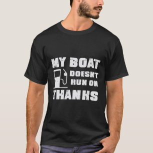 Camiseta Meu barco não funciona em Obrigados Boné engraçado