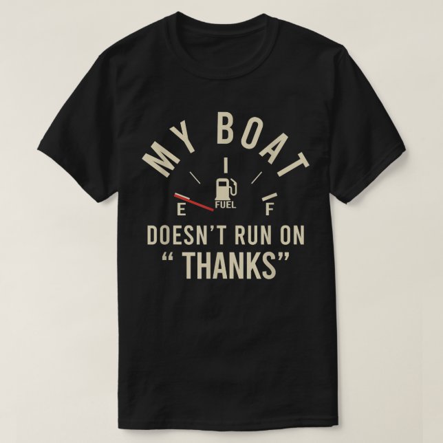Camiseta Meu barco não funciona no Roupa engraçado dos Obri (Frente do Design)