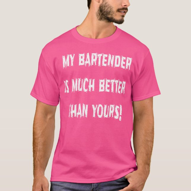 Camiseta Meu Barman É Muito Melhor Que O Seu Humorístico (Frente)