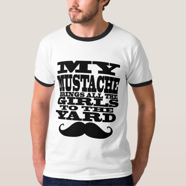 Camiseta Meu bigode (Frente)