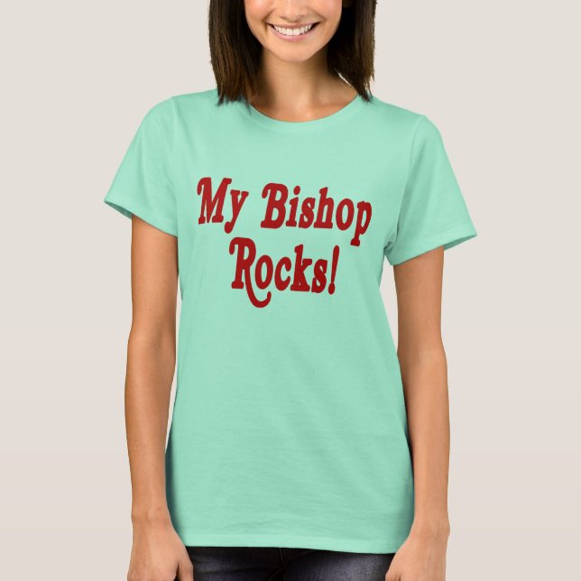 Camiseta Meu Bispo Rocks (Frente)