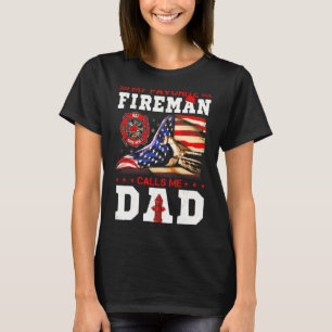 Camiseta Meu Bombeiro Favorito Me Chama Bombeiro Pai Ameri