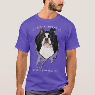 Camiseta Meu Boston Terrier É Cães Perfeitos 