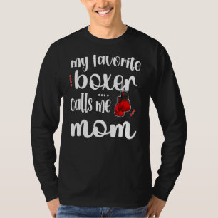 Camiseta Meu Boxer Favorito Me Chama De Boxing Mãe Boxing M