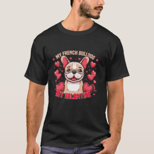 Camiseta Meu Buldogue Francês É Meu Namorados Engraçado Nam