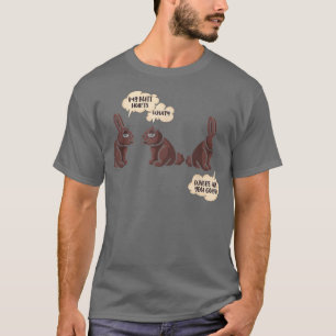 Camiseta Meu Bumbum Magoa Páscoa Coelhinho De Chocolate Coe
