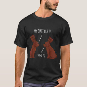Camiseta Meu Bumbum Magoa Páscoa Coelho Coelho Chocolate