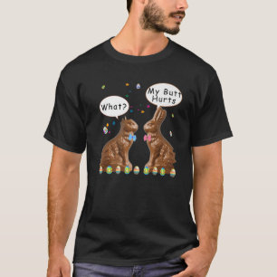 Camiseta Meu Bumbum Magoa Páscoa De Chocolate Engraçado