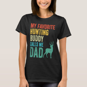 Camiseta Meu Caça Favorito Me Chama de Papai Caça ao Veado